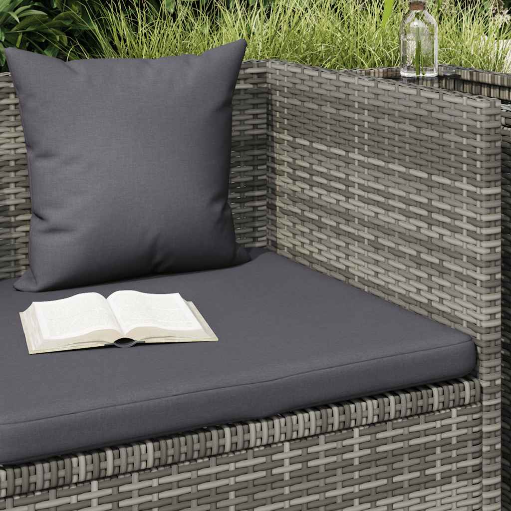 Garden Sofa Bed Poly Rattan Garden Sofa Bed with Cushions - Noventis Home
