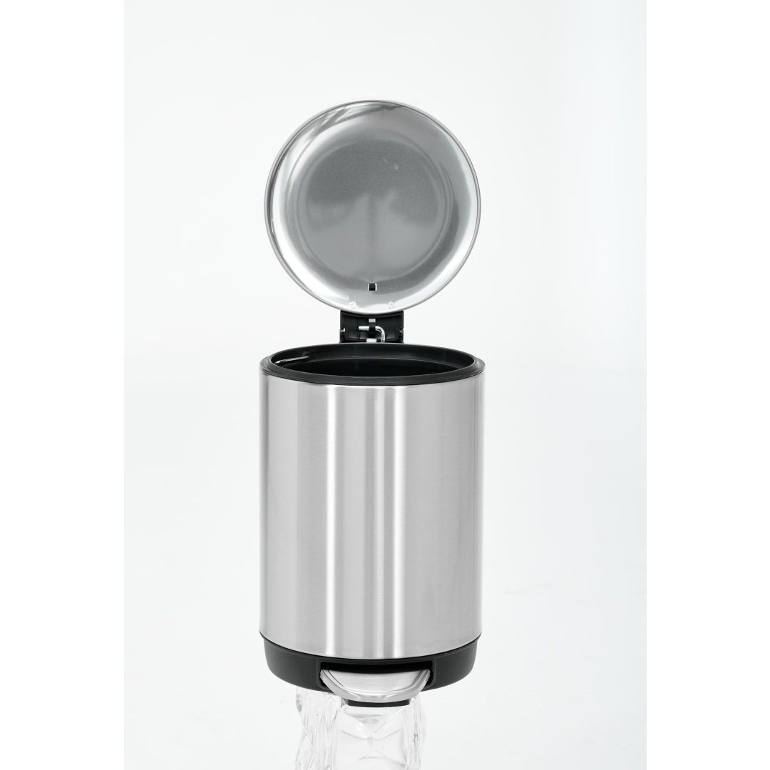 SSTC001 - 3L - S, Stainless Steel Kitchen Trash Can, 3L - Noventis Home