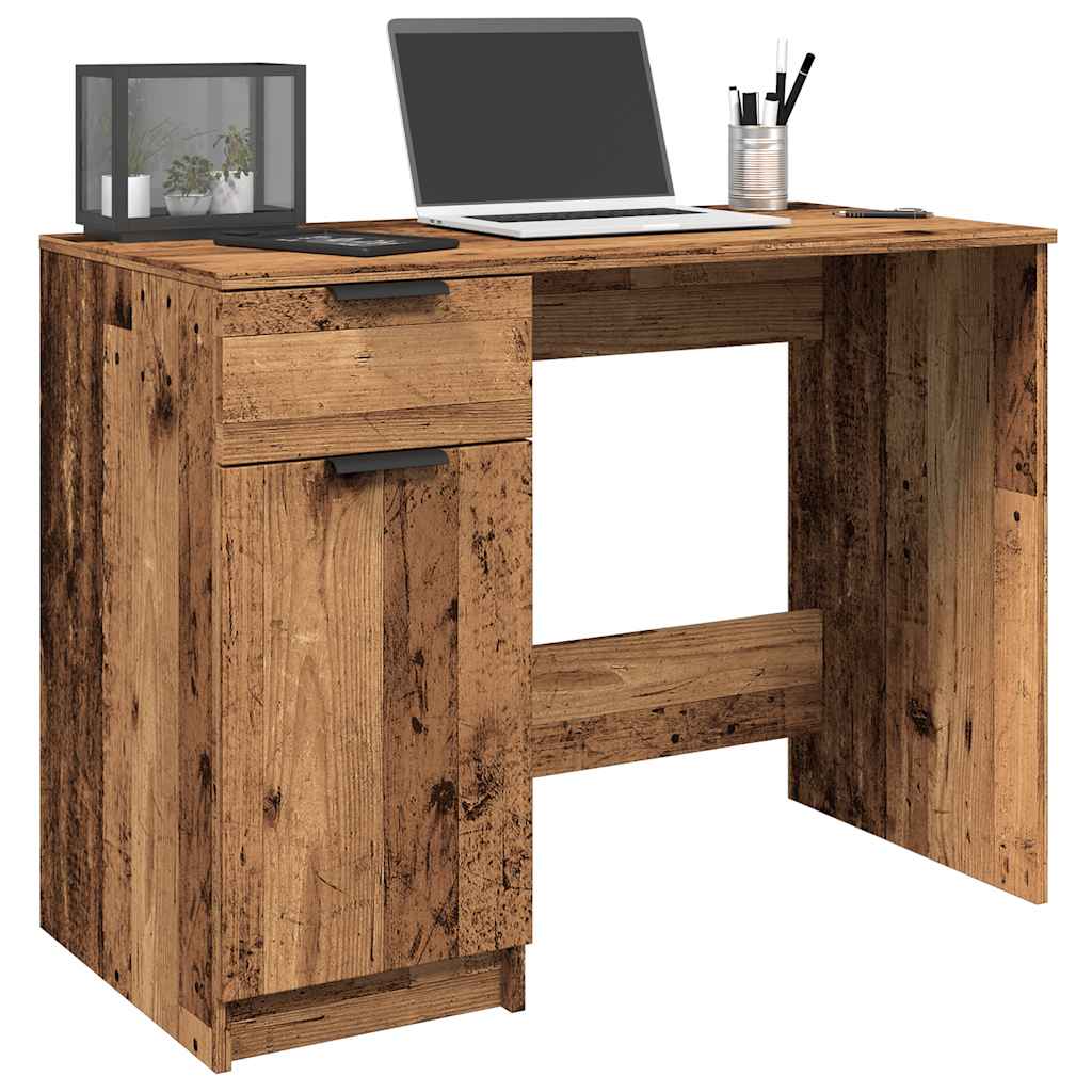 desk 100x wood - based material desk Sonoma oak 100x - Noventis Home