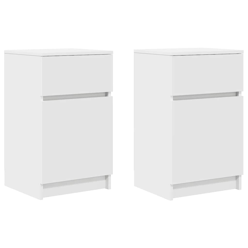 bedside tables, 2 pieces, 39x wood composite - Noventis Home