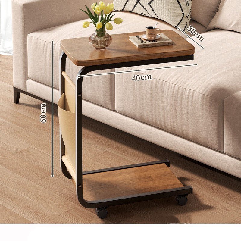 Side Table C Shaped For Sofa Coffee End Tables For Living Room Bedside Tables UK - Noventis Home