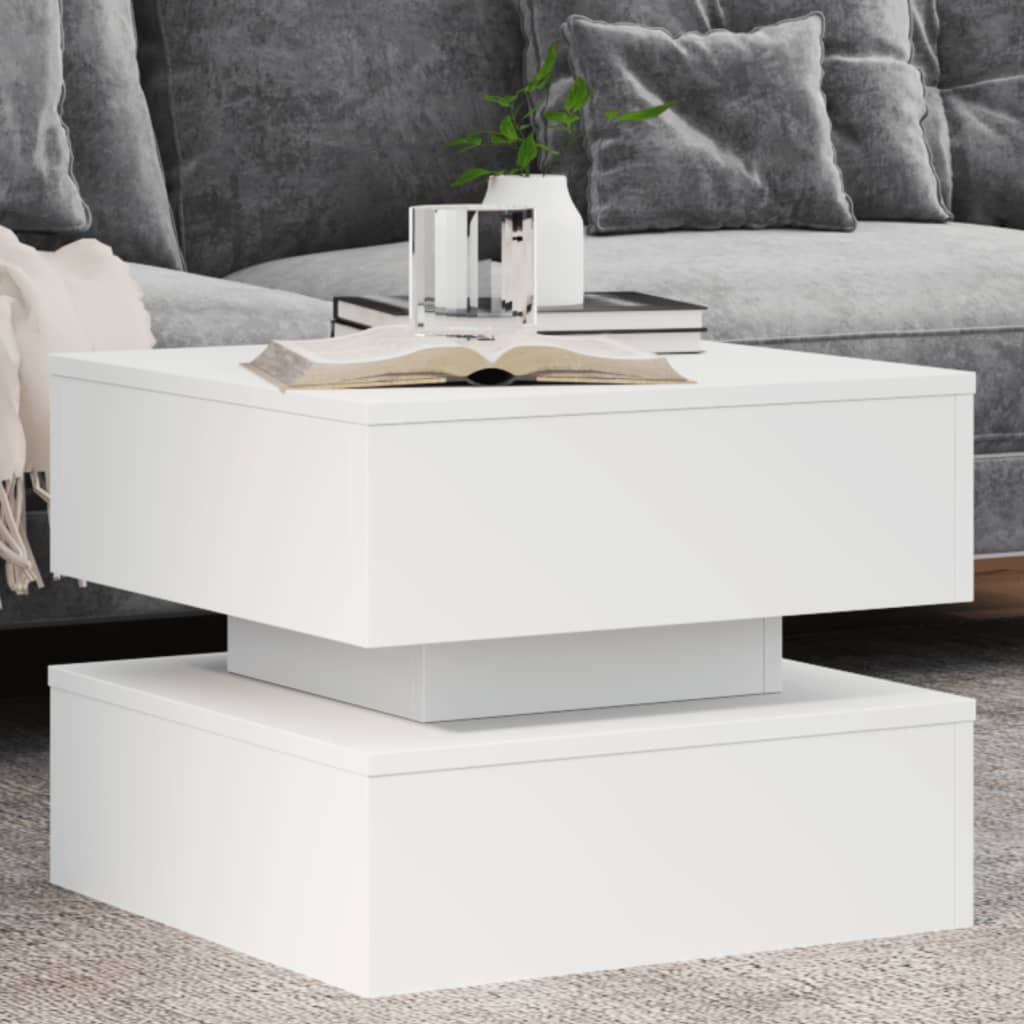 coffee table with LED lights 50x coffee table with - Noventis Home