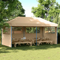 Foldable Pop - Up Party Tent with 3 Side Panels - Noventis Home