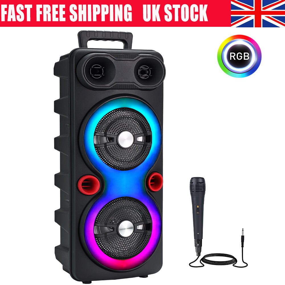 2000W Loud Bluetooth Speakers With Mic Portable Party Outdoor Wireless Subwoofer - Noventis Home